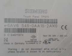 SIEMENS TOUCH PANEL TP070 6AV6 545-0AA15-2AX0 6AV6545-0AA15-2AX0