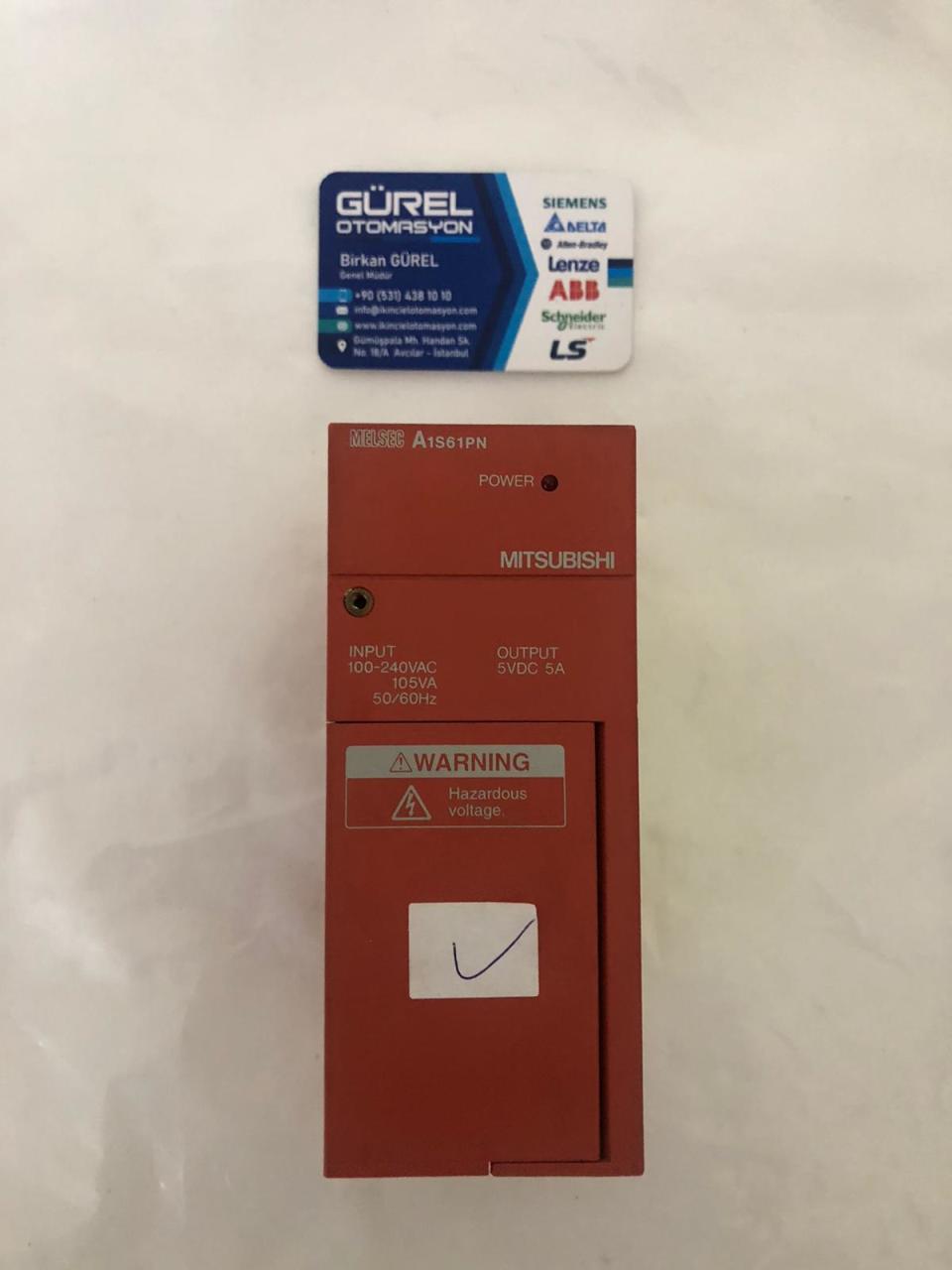 MITSUBISHI POWER SUPPLY UNIT A1S61PN 5VDC 5A