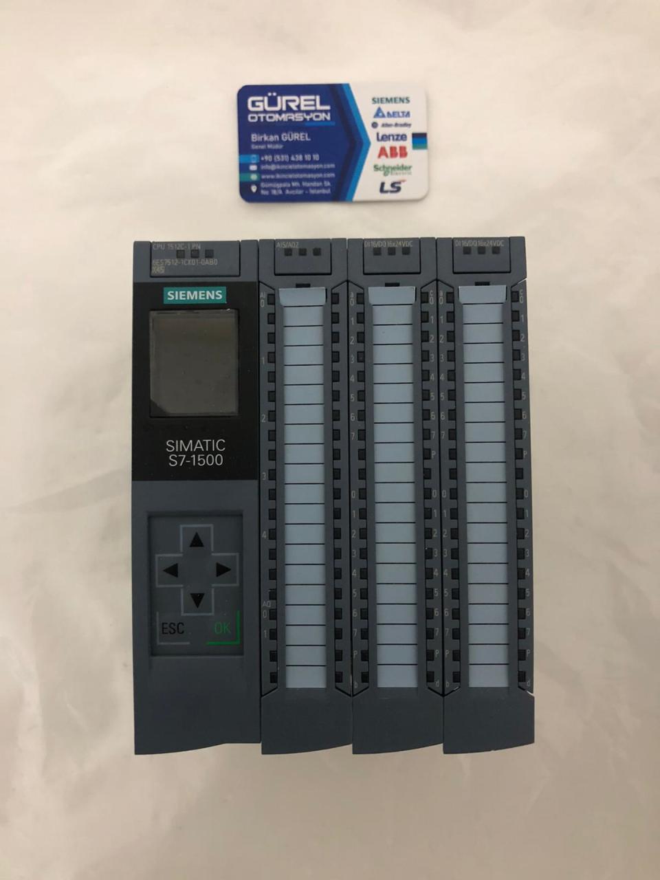 SIEMENS SIMATIC S7-1500 S71500 S7 1500 CPU 1512C-1 PN 6ES7 512-1CK01-0AB0 6ES7512-1CK01-0AB0