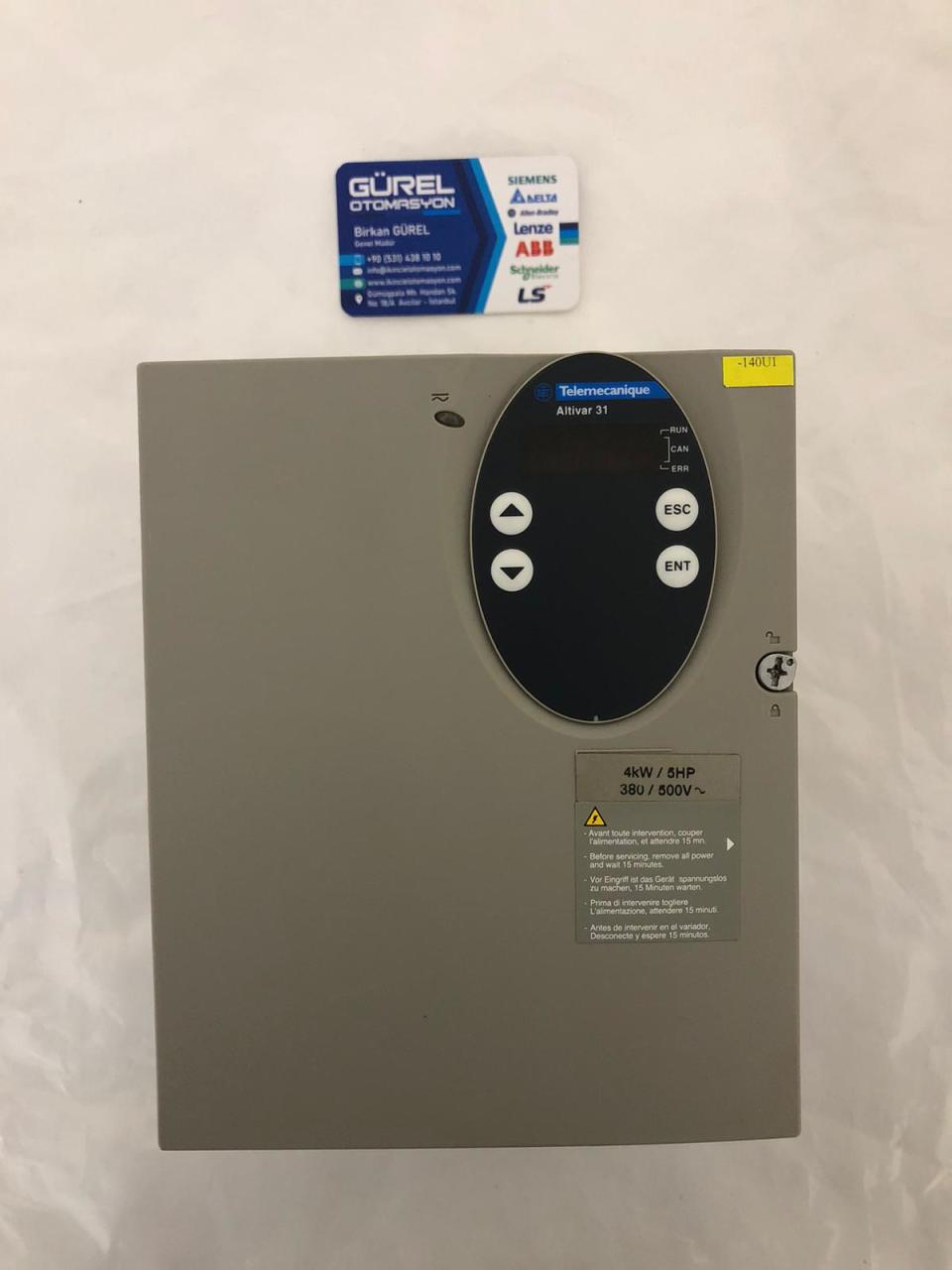 TELEMECANİQUE ALTİVAR 31 ATV31HU40N4 4 kW