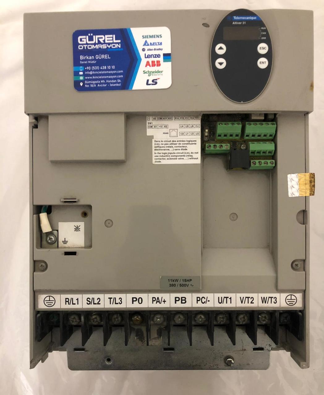TELEMECANİQUE ALTİVAR 31 ATV31HD11N4 11 kW