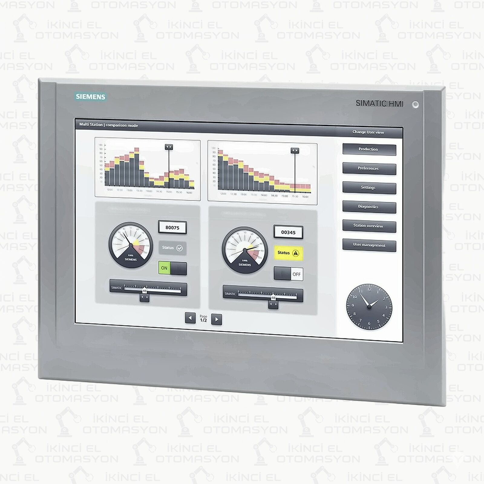 6AV2124-0QC13-0AX0, 6AV2 124-0QC13-0AX0 SIEMENS SIMATIC TP1500 Comfort Panel
