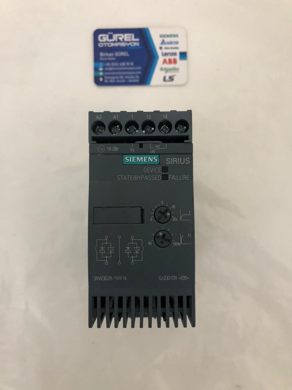 SIEMENS SIRIUS SOFTSTARTER 3RW3028-1BB14 18.5 kW