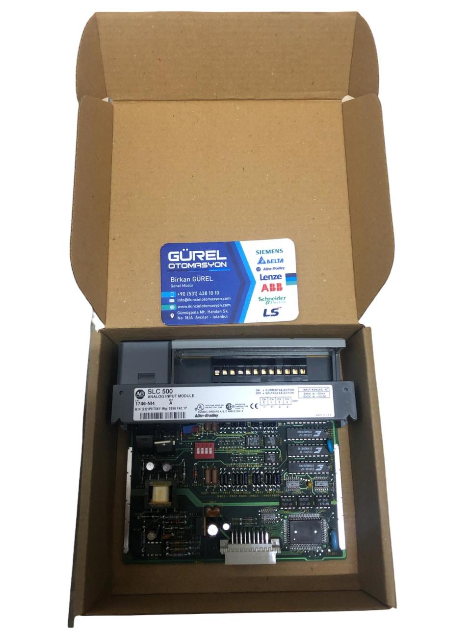 ALLEN BRADLEY SLC 500 1746-NI4 ANALOG INPUT MODULE