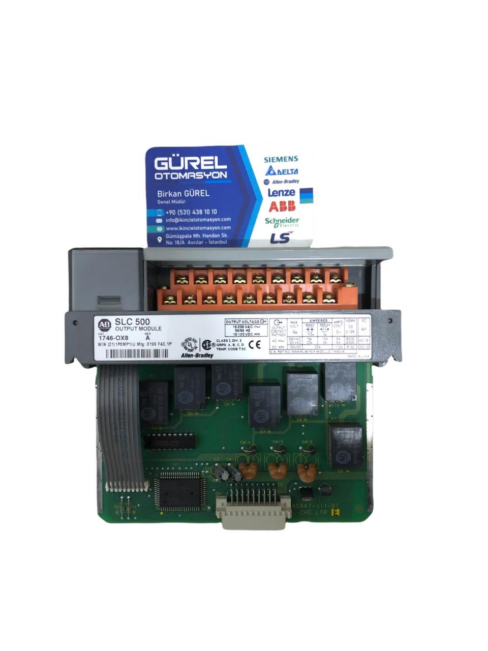 ALLEN BRADLEY SLC 500 1746-OX8 I/O MODULE