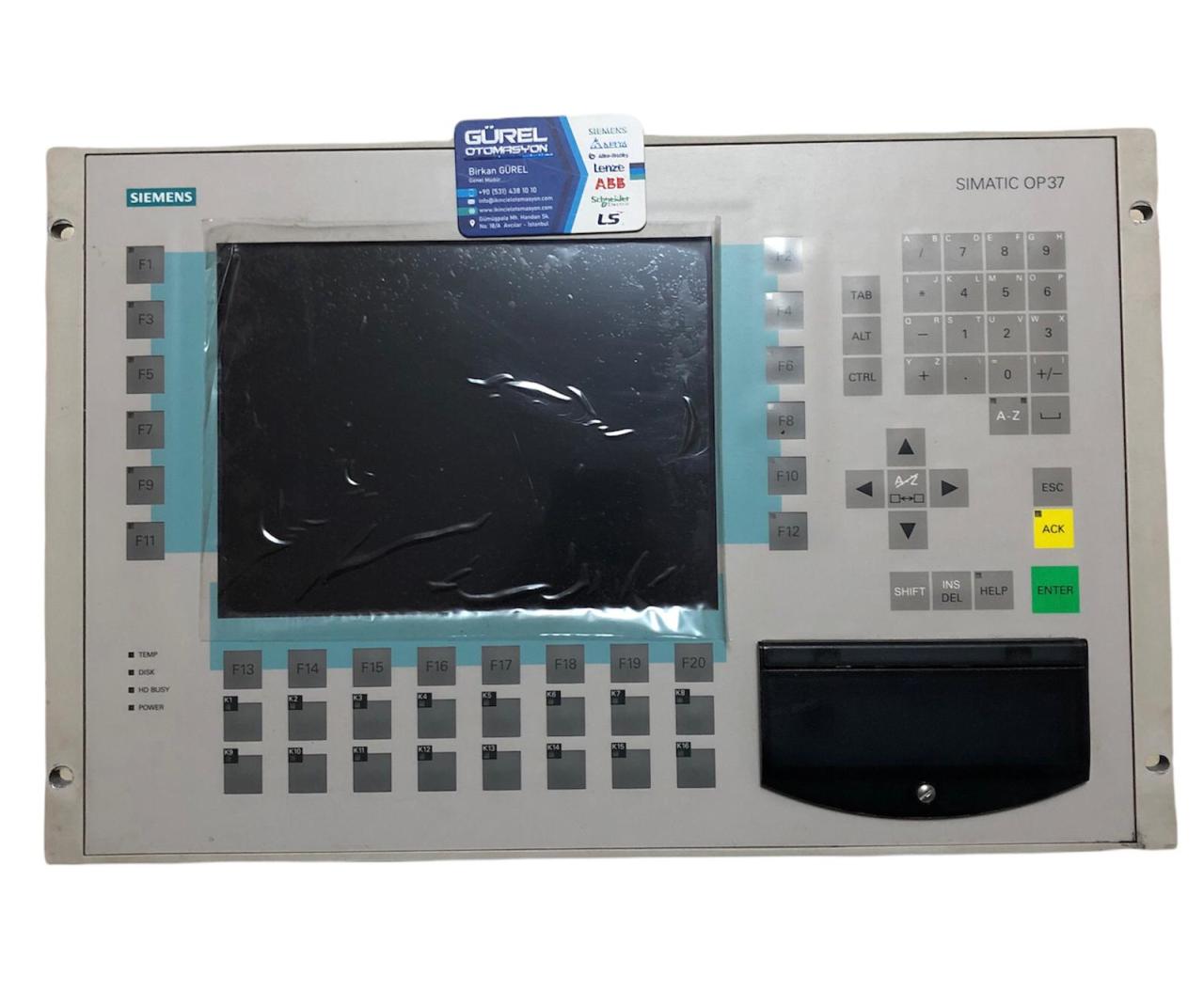 SIEMENS SIMATIC OP37 OP 37 6AV3 637-1LL00-0AX0 6AV3637-1LL00-0AX0