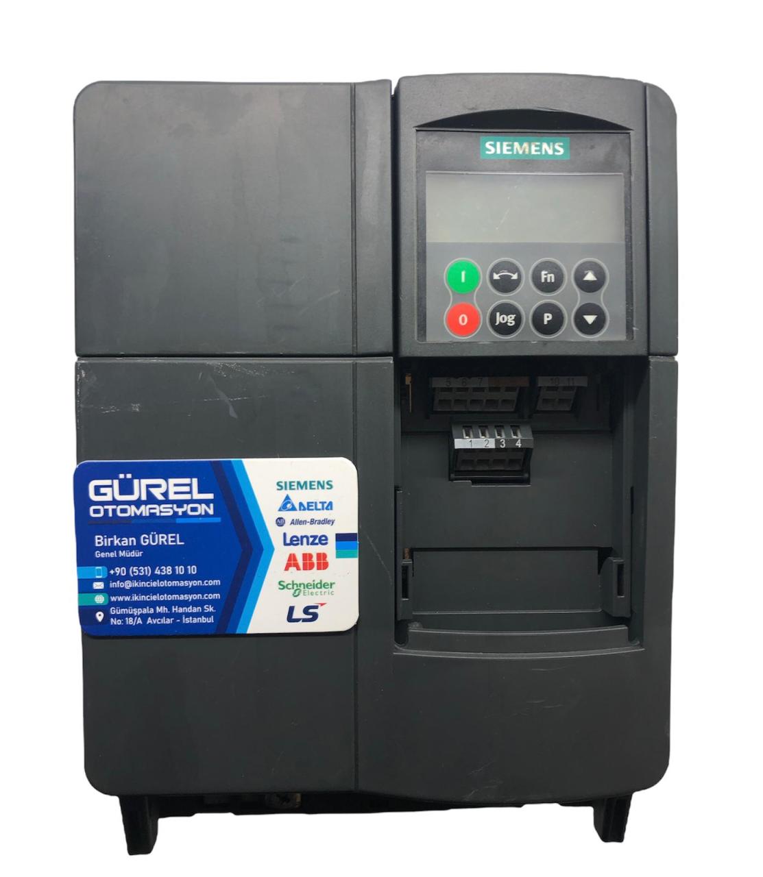 SIEMENS MICROMASTER 420 6SE6420-2UD27-5CA1 7.5 kW