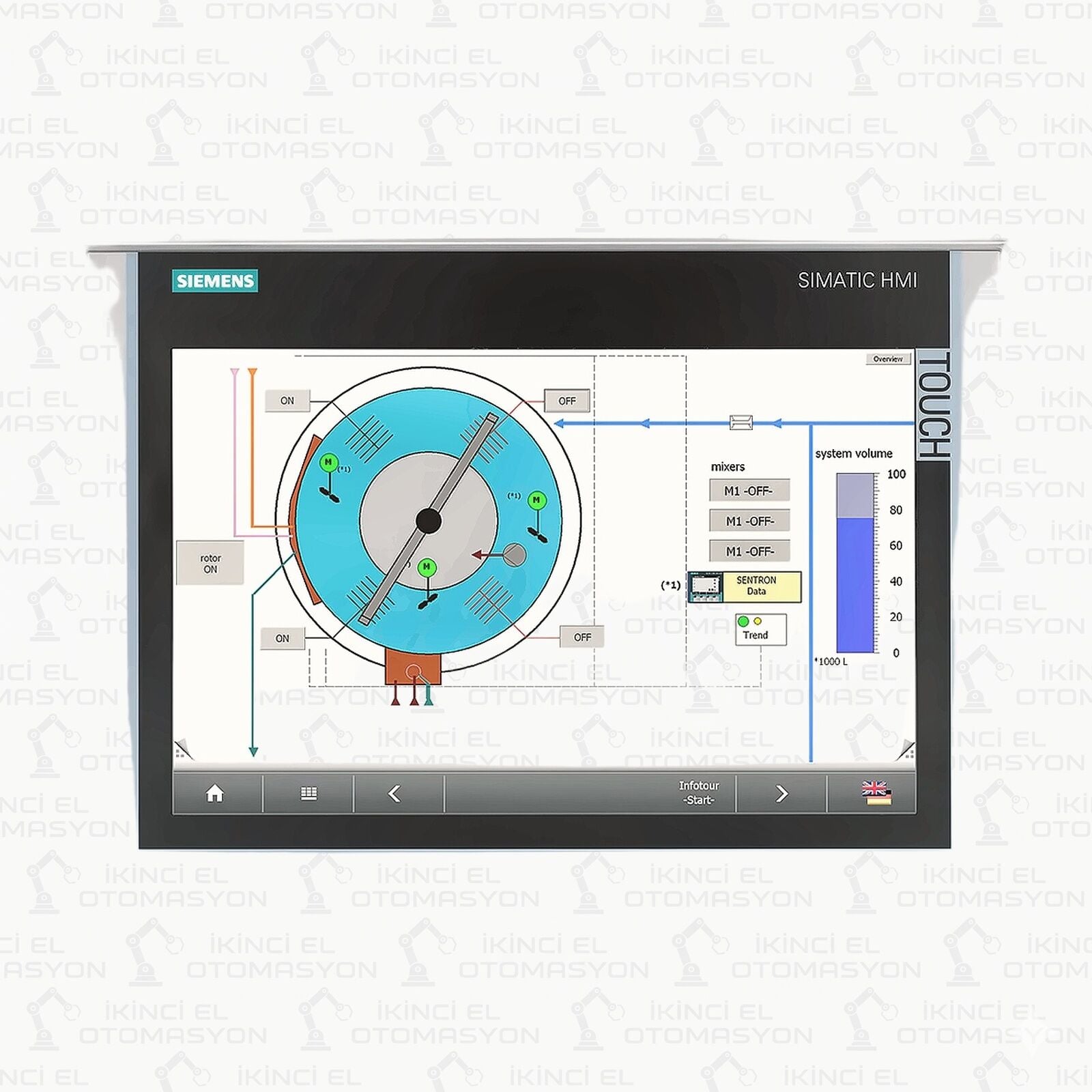 6AV6646-1AA22-0AX0, 6AV6 646-1AA22-0AX0 Siemens SIMATIC HMI MP 377 12 inç Multi Panel ()