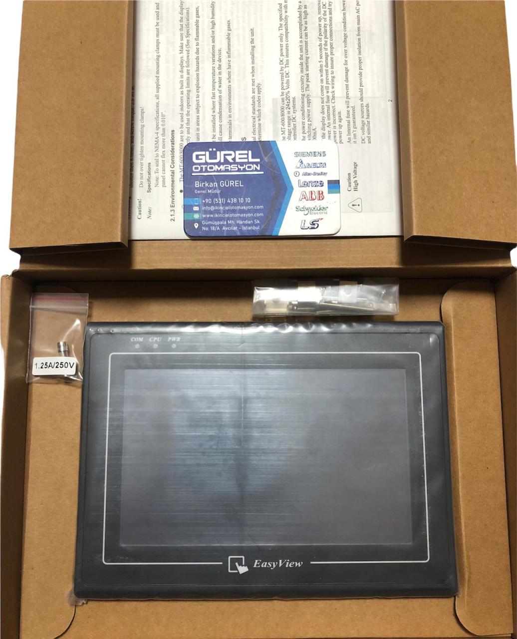 EASYVIEW MT607i V1EV HMI DOKUNMATİK PANEL