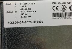 ABB ACS800-04-0075-3+J400 75 kW
