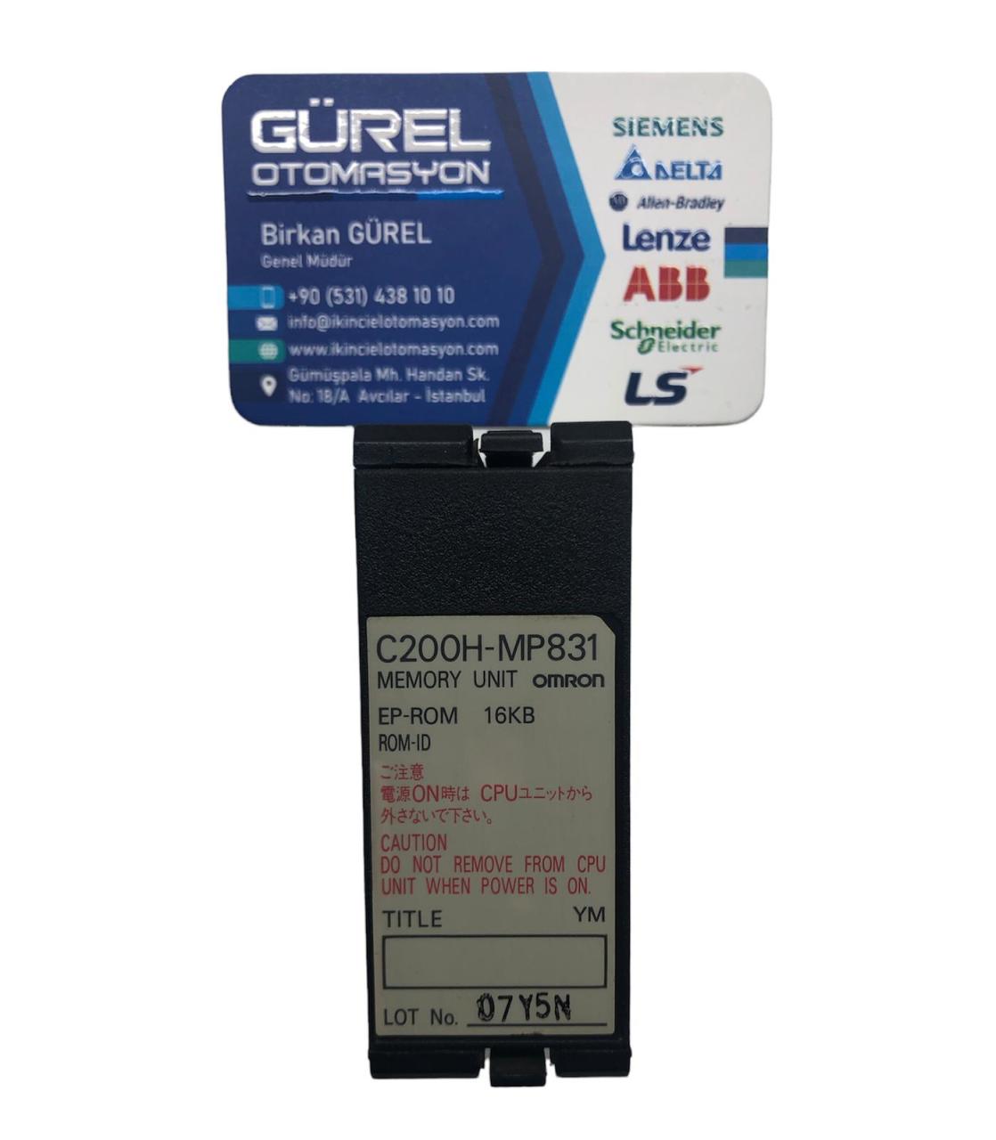 OMRON C200H-MP831 16 KB MEMORY