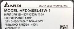 DELTA VFD-EL-W VFD040EL43W-1 4.0 kW 380V