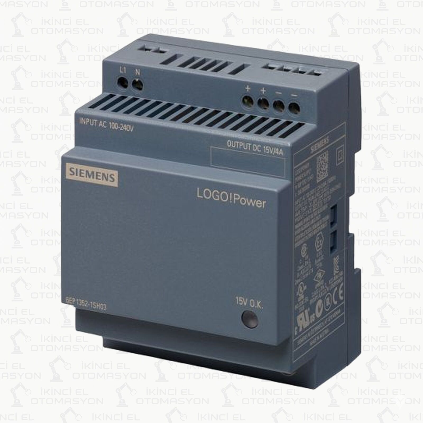 6EP1352-1SH03, 6EP1 352-1SH03 SIEMENS LOGO! POWER 15V/4A GÜÇ KAYNAĞI