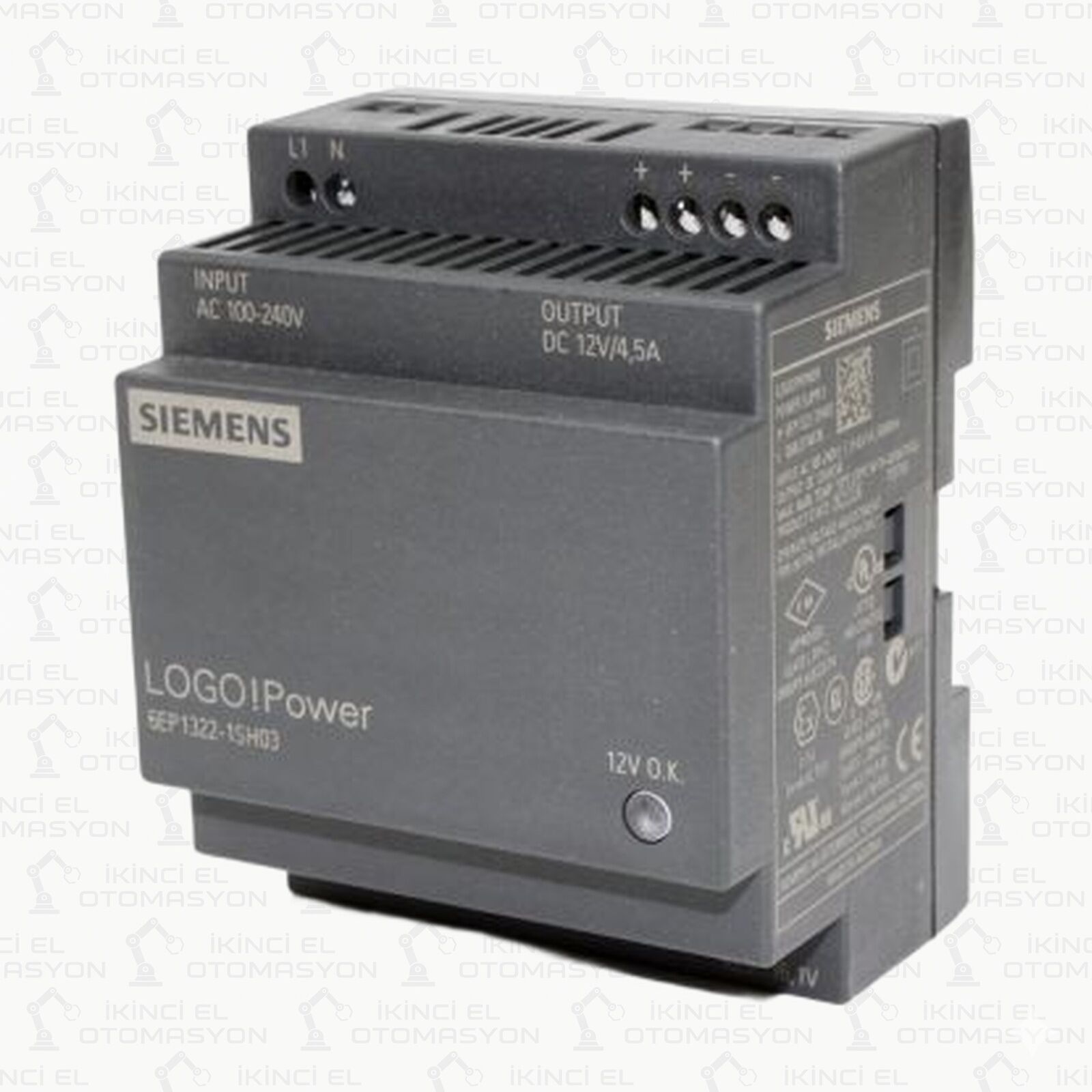 6EP1322-1SH03, 6EP1 322-1SH03 SIEMENS LOGO! POWER 12V/4.5A GÜÇ KAYNAĞI