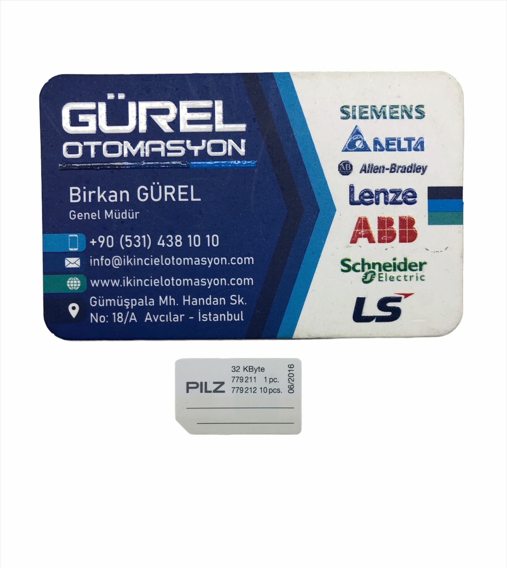 PILZ 779211 32 KB CHIP CARD