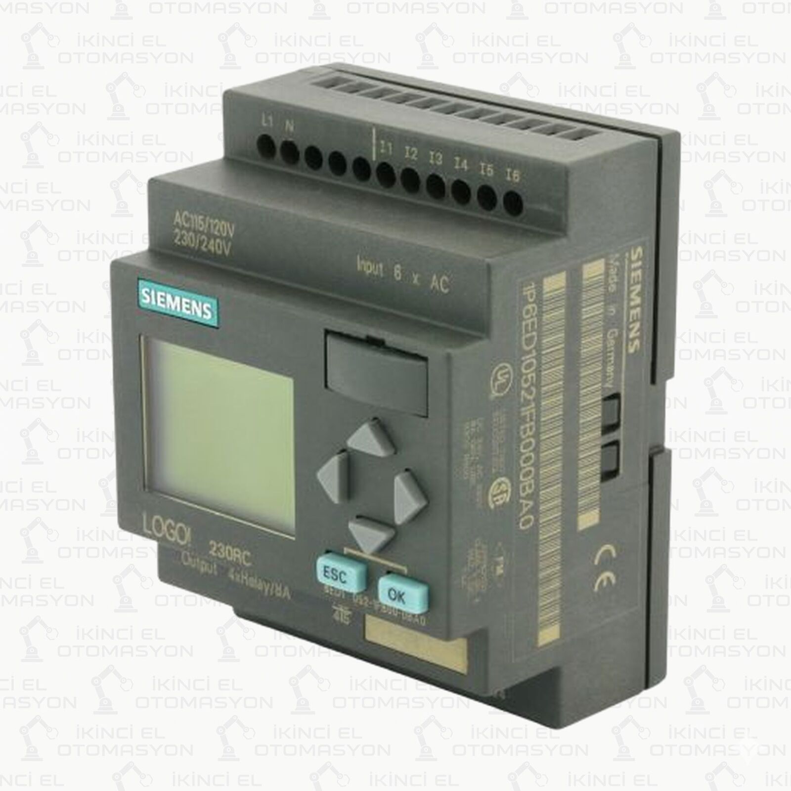 6ED1052-1FB00-0BA0, 6ED1 052-1FB00-0BA0 SIEMENS LOGO! 1 230RC LOGİK MODÜL
