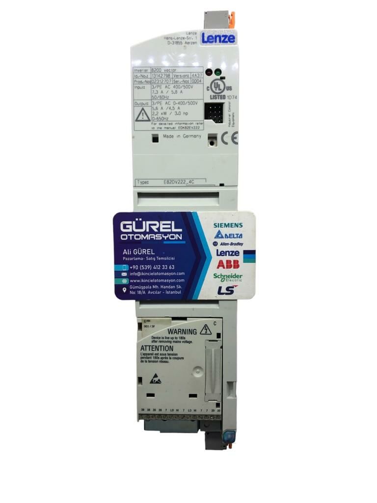 LENZE 8200 VECTOR E82DV222-4C 2.2 kW