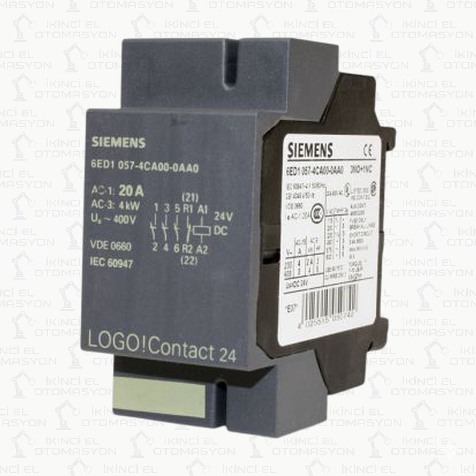 6ED1057-4CA00-0AA0, 6ED1 057-4CA00-0AA0 SIEMENS LOGO! CONTACT METİN PANELİ