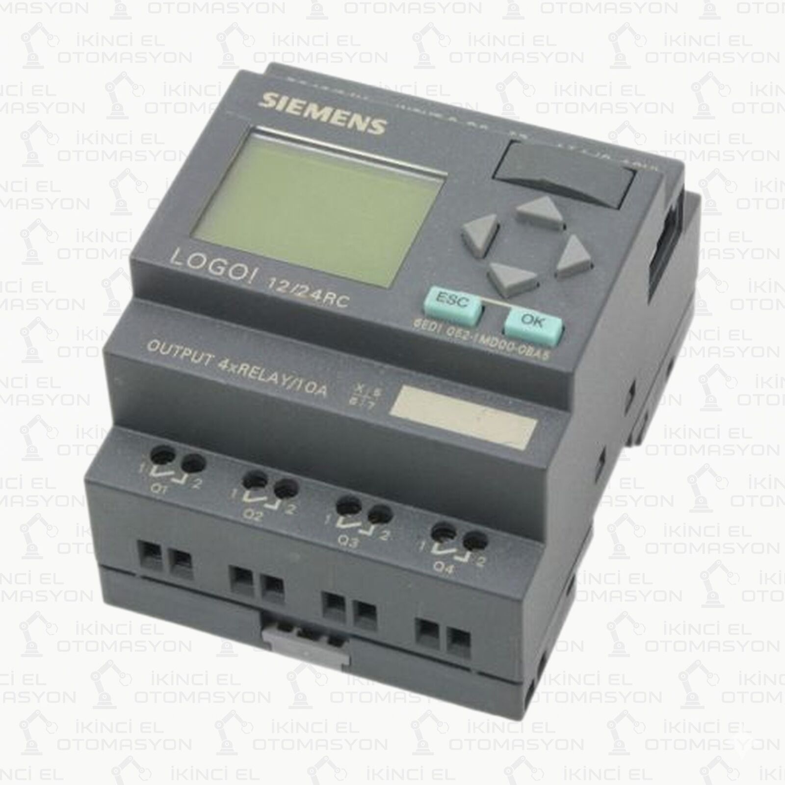 6ED1052-1MD00-0BA5, 6ED1 052-1MD00-0BA5 SIEMENS LOGO! 5 12/24RC LOGİK MODÜL