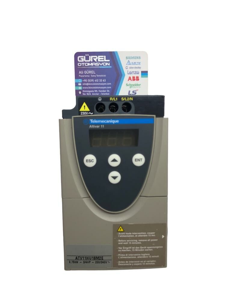 TELEMECANIQUE ALTIVAR 11 ATV11HU18M2E 0.75 kW
