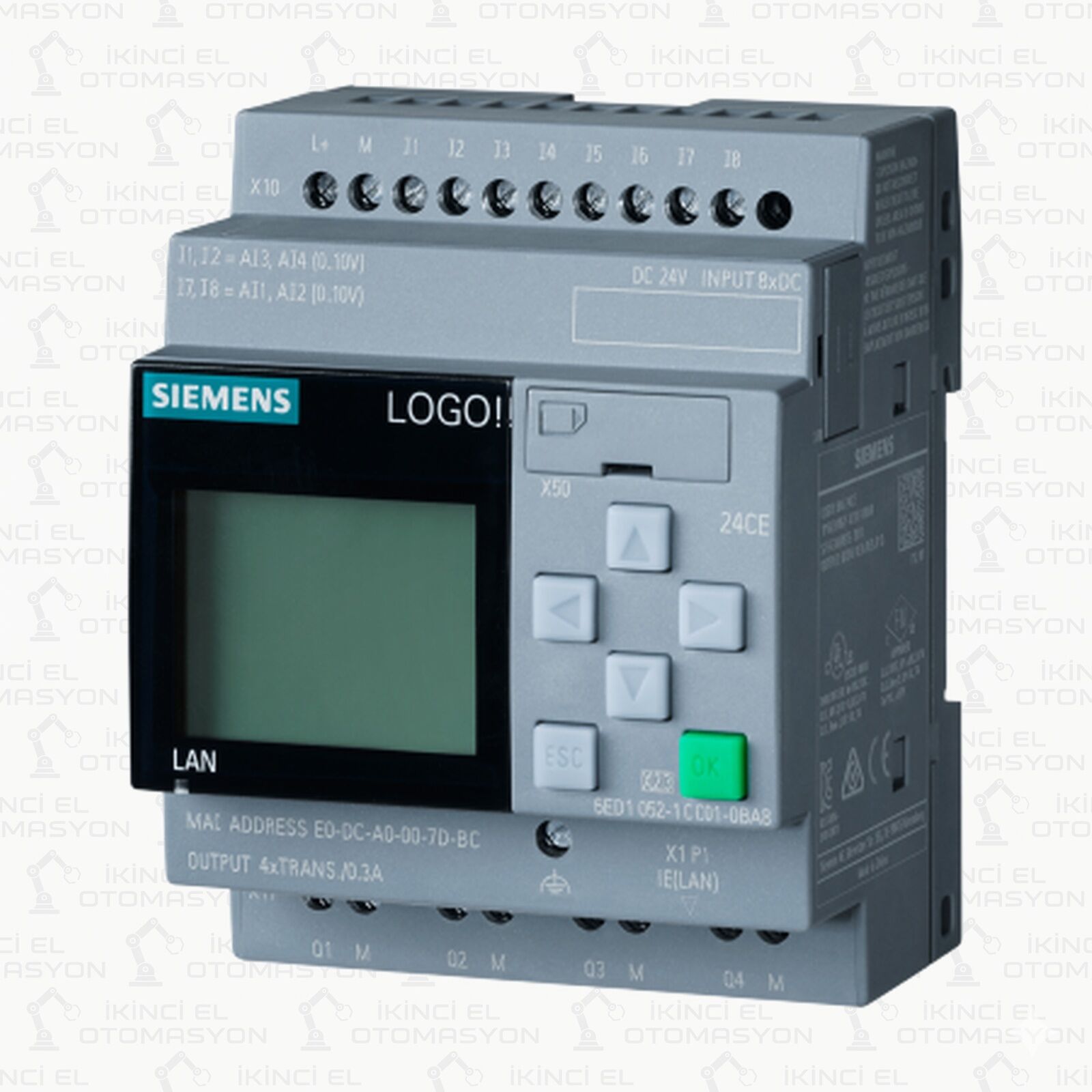 6ED1052-1CC08-0BA1, 6ED1 052-1CC08-0BA1 SIEMENS LOGO! 8 LOGİK MODÜL