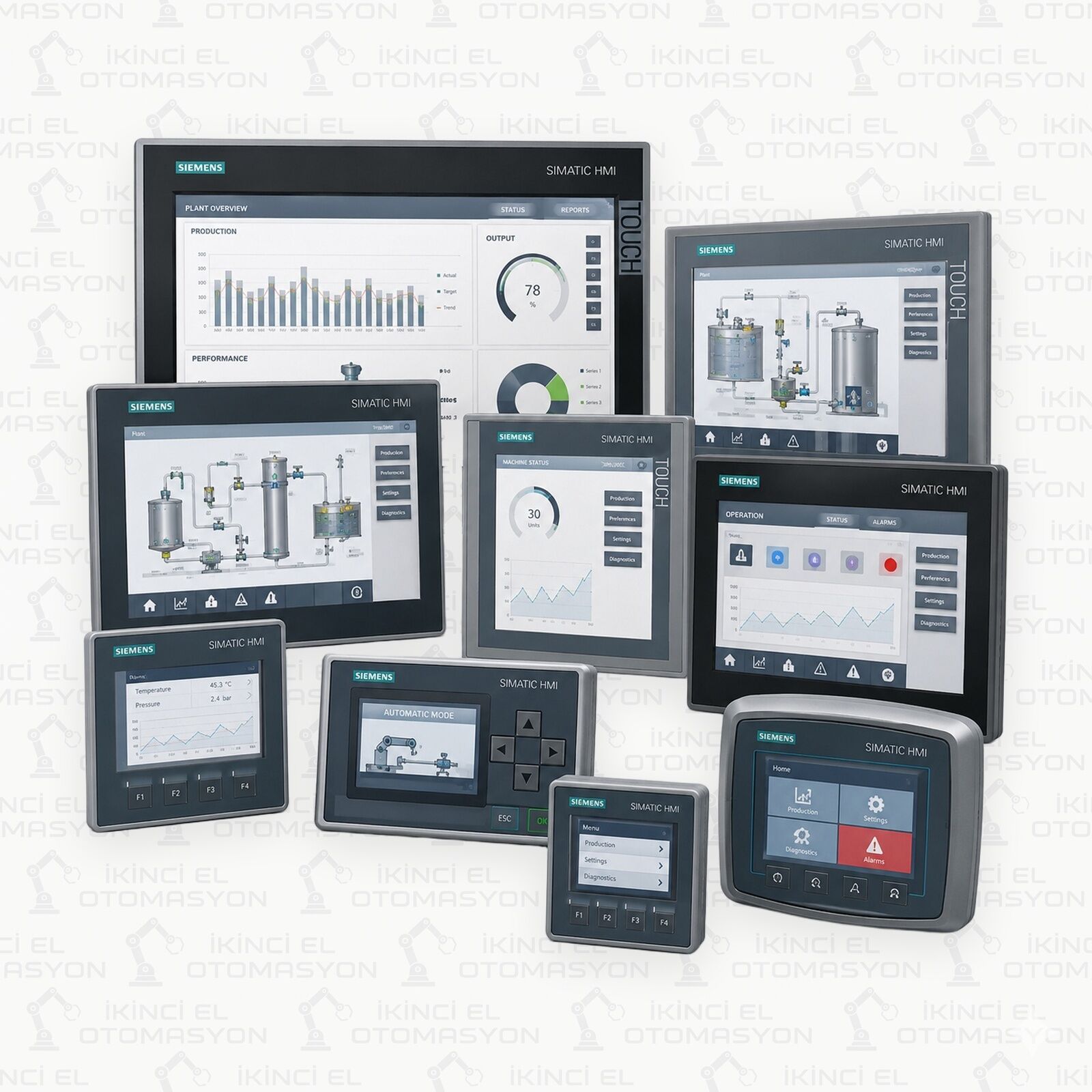 6AV7863-6MA00-2AA0, 6AV7 863-6MA00-2AA0 Siemens SIMATIC IFP2200 Endüstriyel Monitör