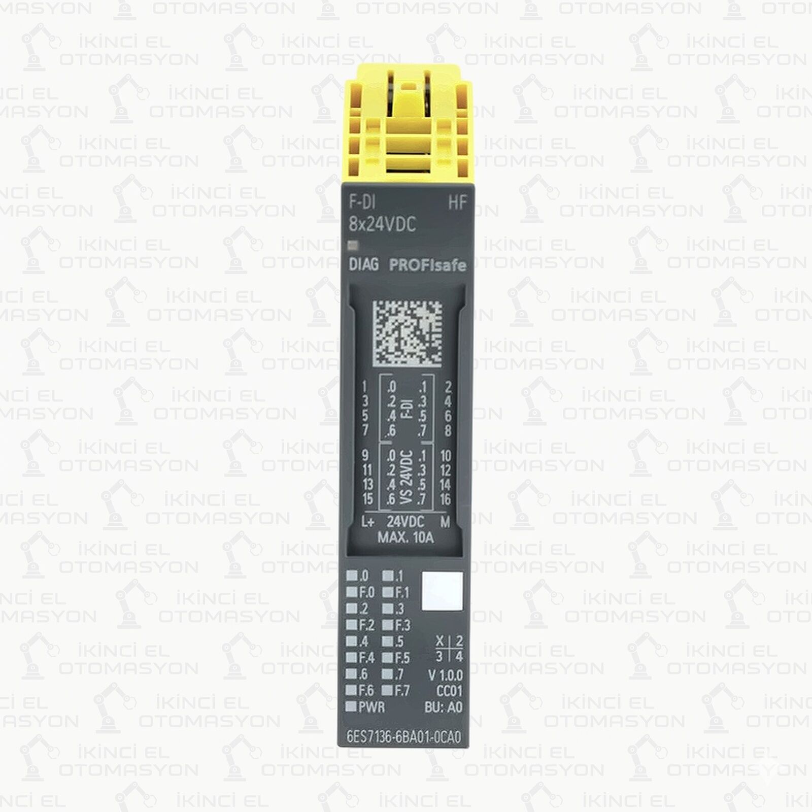 6ES7136-6BA01-0CA0, 6ES7 136-6BA01-0CA0 Siemens SIMATIC ET 200SP  8 Kanal Failsafe Dijital Giriş Modülü