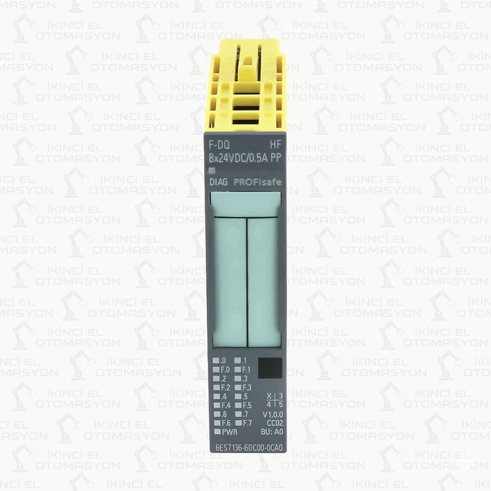 6ES7136-6DC00-0CA0, 6ES7 136-6DC00-0CA0 Siemens SIMATIC ET 200SP  8 Kanal Failsafe Dijital Çıkış Modülü