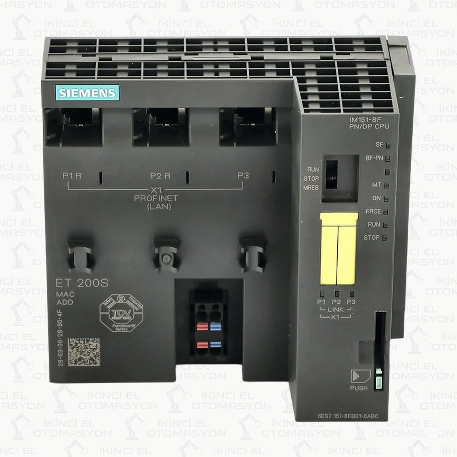 6ES7151-8FB01-0AB0, 6ES7 151-8FB01-0AB0 Siemens SIMATIC ET 200S  IM151-8F PN/DP Failsafe CPU
