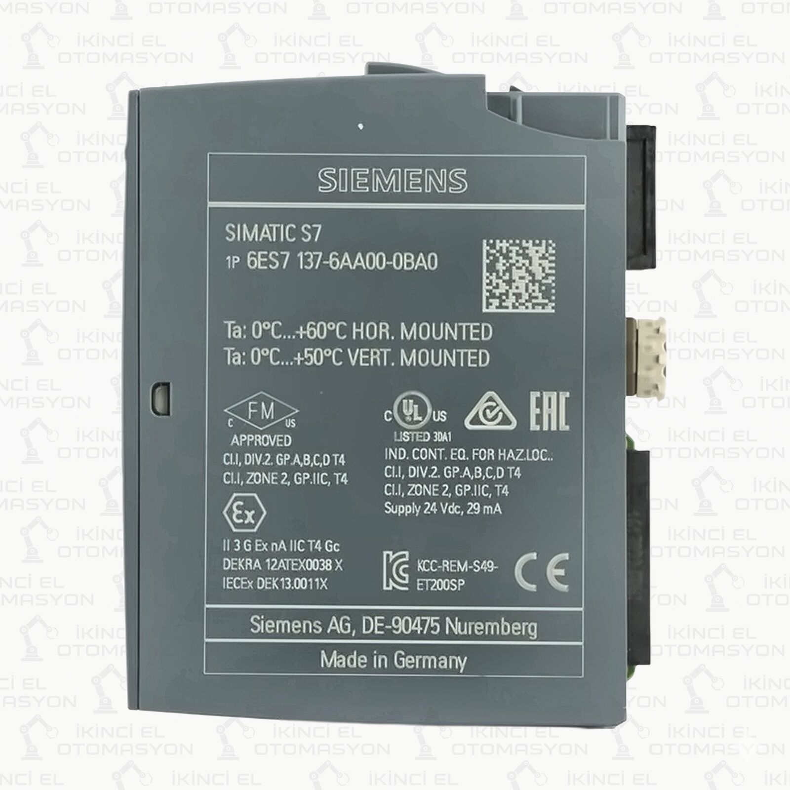 6ES7137-6AA00-0BA0, 6ES7 137-6AA00-0BA0 Siemens SIMATIC ET 200SP  CM PTP Haberleşme Modülü